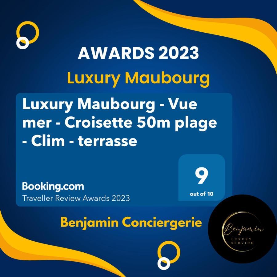 Luxury Maubourg - Vue Mer - Croisette 50M Plage - Clim - Terrasse Cannes Exteriör bild