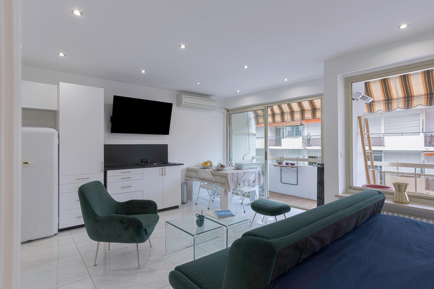 Luxury Maubourg - Vue Mer - Croisette 50M Plage - Clim - Terrasse Cannes Exteriör bild