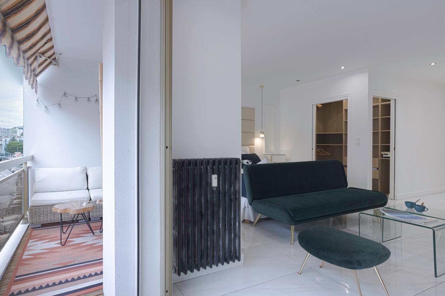Luxury Maubourg - Vue Mer - Croisette 50M Plage - Clim - Terrasse Cannes Exteriör bild